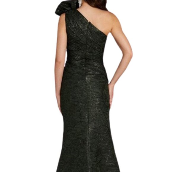 Feriani Couture dark Olive Green Dress - Picture 3 of 8
